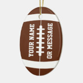 Niedlich Football Personalisiert Ornament (Links)