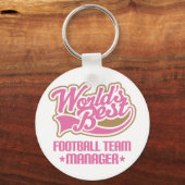 Niedlich Football Team Manager Schlüsselanhänger (Vorderseite)