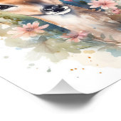 Niedlich Forest Baby Sehr geehrte Pints Kinderzimm Fotodruck (Ecke)