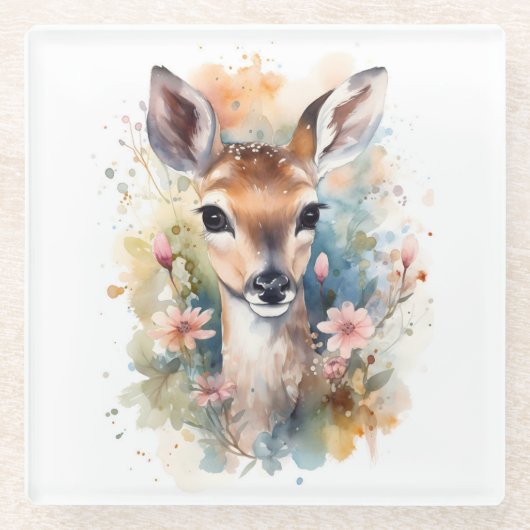 Niedlich Forest Baby Sehr geehrte Pints Kinderzimm Glasuntersetzer (Vorderseite)