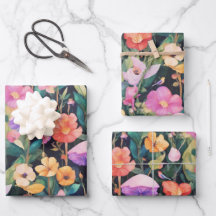 Niedlich Forest Blume Mushroom Cottage-Muster