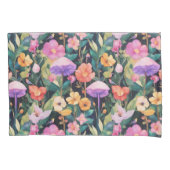 Niedlich Forest Blume Mushroom Cottage-Muster Kissenbezug (Vorderseite-Links)