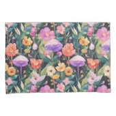 Niedlich Forest Blume Mushroom Cottage-Muster Kissenbezug (Vorderseite-Rechts)