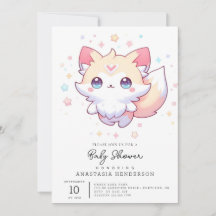 Niedlich Forest Fox Babydusche