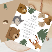 Niedlich Forest Friends Woodland Grüne Kinderdusch