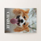 Niedlich Foto Ihres Hundes Puzzle (Horizontal)
