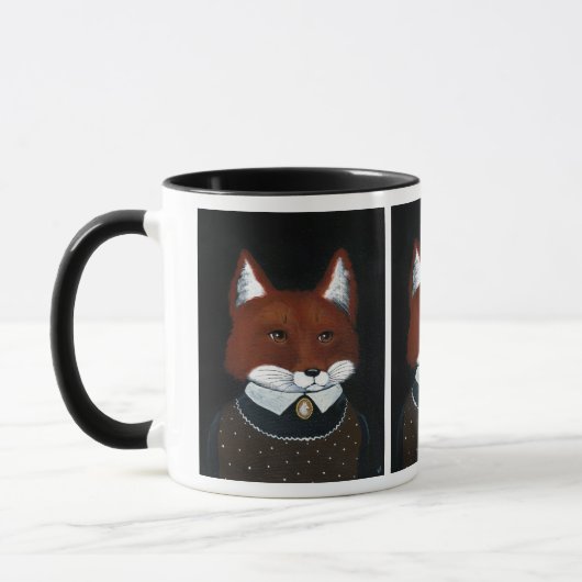 Niedlich Fox American Gothic-Löffel ihrer Waldland Tasse (Links)