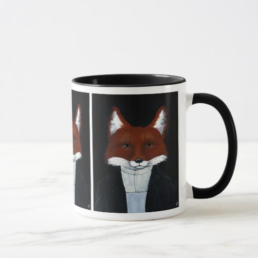 Niedlich Fox American Gothic-Spock mit seiner Wald Tasse (Rechts)