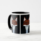 Niedlich Fox American Gothic-Spock mit seiner Wald Tasse (Vorderseite Links)