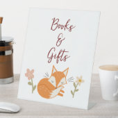 Niedlich Fox Baby Dusche Sockelschild (In Situ)