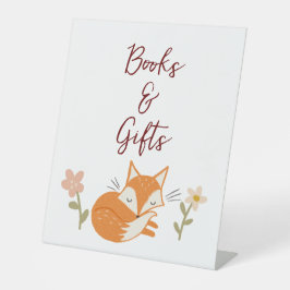 Niedlich Fox Baby Dusche Sockelschild