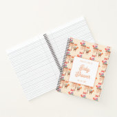 Niedlich Fox baby Showlist Notizblock (Innenseite)