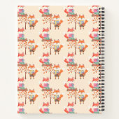 Niedlich Fox baby Showlist Notizblock (Rückseite)