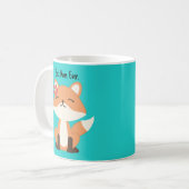 Niedlich Fox Beste Mama je Kaffee Tasse (Vorderseite Links)