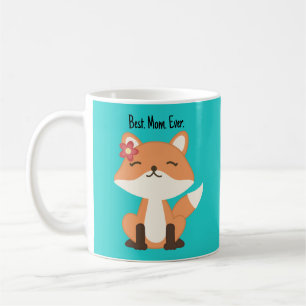 Niedlich Fox Beste Mama je Kaffee Tasse