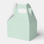 Niedlich Fox Birthday Party Hat Mint Green Geschenkschachtel (Rückseite)