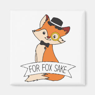 Niedlich Fox Clipart Oh For Fox Sake Epic Sarcasti Magnet