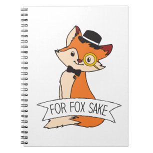 Niedlich Fox Clipart Oh For Fox Sake Epic Sarcasti Notizblock