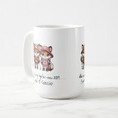 Niedlich Fox Couple Adventures Together - Seit dem Kaffeetasse (Vorderseite Links)
