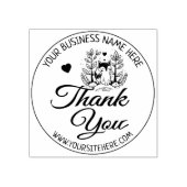 Niedlich Fox Custom Business Danke Rubber Briefmar Gummistempel (Prägung)