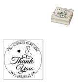 Niedlich Fox Custom Business Vielen Dank Gummistempel (Stempel)