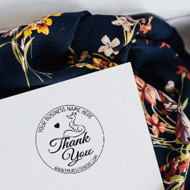 Niedlich Fox Custom Business Vielen Dank Gummistempel