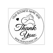 Niedlich Fox Custom Business Vielen Dank Gummistempel (Prägung)