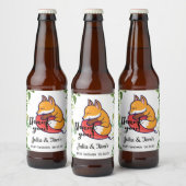 Niedlich Fox Danke, Baby Dusche Bierflaschenetikett (Flaschen)