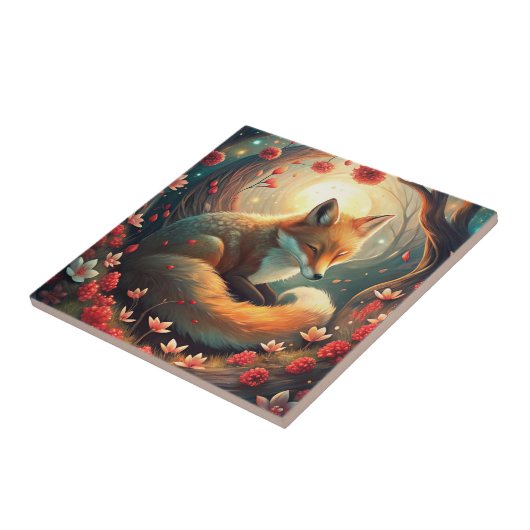 Niedlich Fox Fliese (Seite)