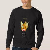 Niedlich Fox Foxy King Otaku Sweatshirt (Vorderseite)