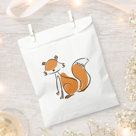 Niedlich Fox Fvor Bag Geschenktütchen (Ausgeschnitten)