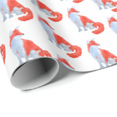 Niedlich Fox Geschenkpapier (Rolleneckpunkt)