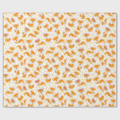 Niedlich Fox Geschenkpapier (Flach)