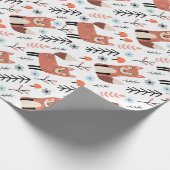 Niedlich Fox-Geschenkpapier für Wald-Wrapping Geschenkpapier (Ecke)