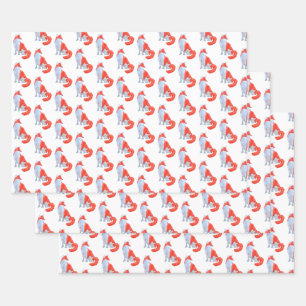 Niedlich Fox Geschenkpapier Set