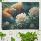 Niedlich Fox Geschirrtuch (Gefaltet)