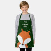 Niedlich Fox Green Baker Schürze (Getragen)