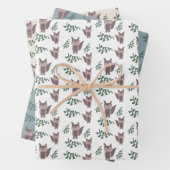 Niedlich Fox Herbst Herbstgrönen Geschenkpapier Set (Beispiel)