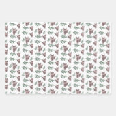 Niedlich Fox Herbst Herbstgrönen Geschenkpapier Set (Vorderseite)