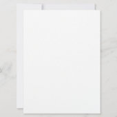 Niedlich Fox Herbstdusche Einladung (Rückseite)