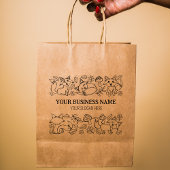 Niedlich Fox Herbstmuster benutzerdefiniertes Gesc Gummistempel