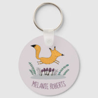 Niedlich Fox Illustration Kids Name