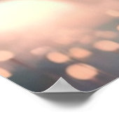 Niedlich Fox in Blue, Paris Eiffelturm Personalisi Poster (Ecke)