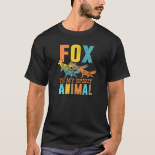 Niedlich Fox ist mein Geisttier für Männer Frauen  T-Shirt