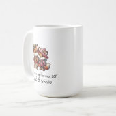 Niedlich Fox Kawaii Wandern Kaffeetasse (Vorderseite Links)
