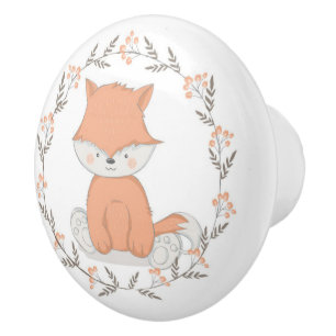 Niedlich Fox Keramikknauf