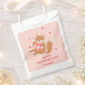 Niedlich Fox Kids-Klassenzimmer Valentine Geschenktütchen (Ausgeschnitten)