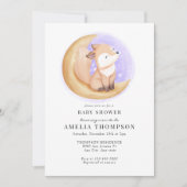 Niedlich Fox | Kinderdusche Einladung (Vorderseite)