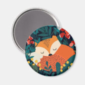 Niedlich Fox Magnet (Vorderseite/Rückseite)