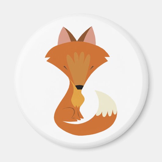 Niedlich Fox Magnet (Vorne)